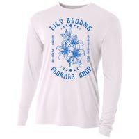 Lily Blooms Floral Shop Lily Flowers Lily Foral Lovers Cooling Performance Long Sleeve Crew