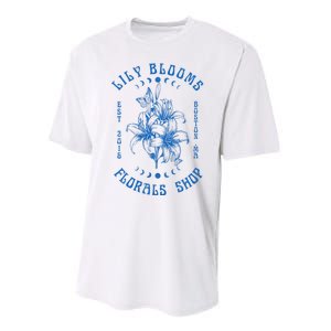 Lily Blooms Floral Shop Lily Flowers Lily Foral Lovers Performance Sprint T-Shirt