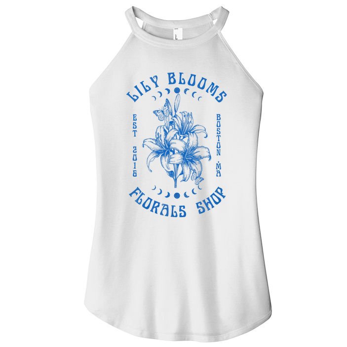 Lily Blooms Floral Shop Lily Flowers Lily Foral Lovers Women's Perfect Tri Rocker Tank