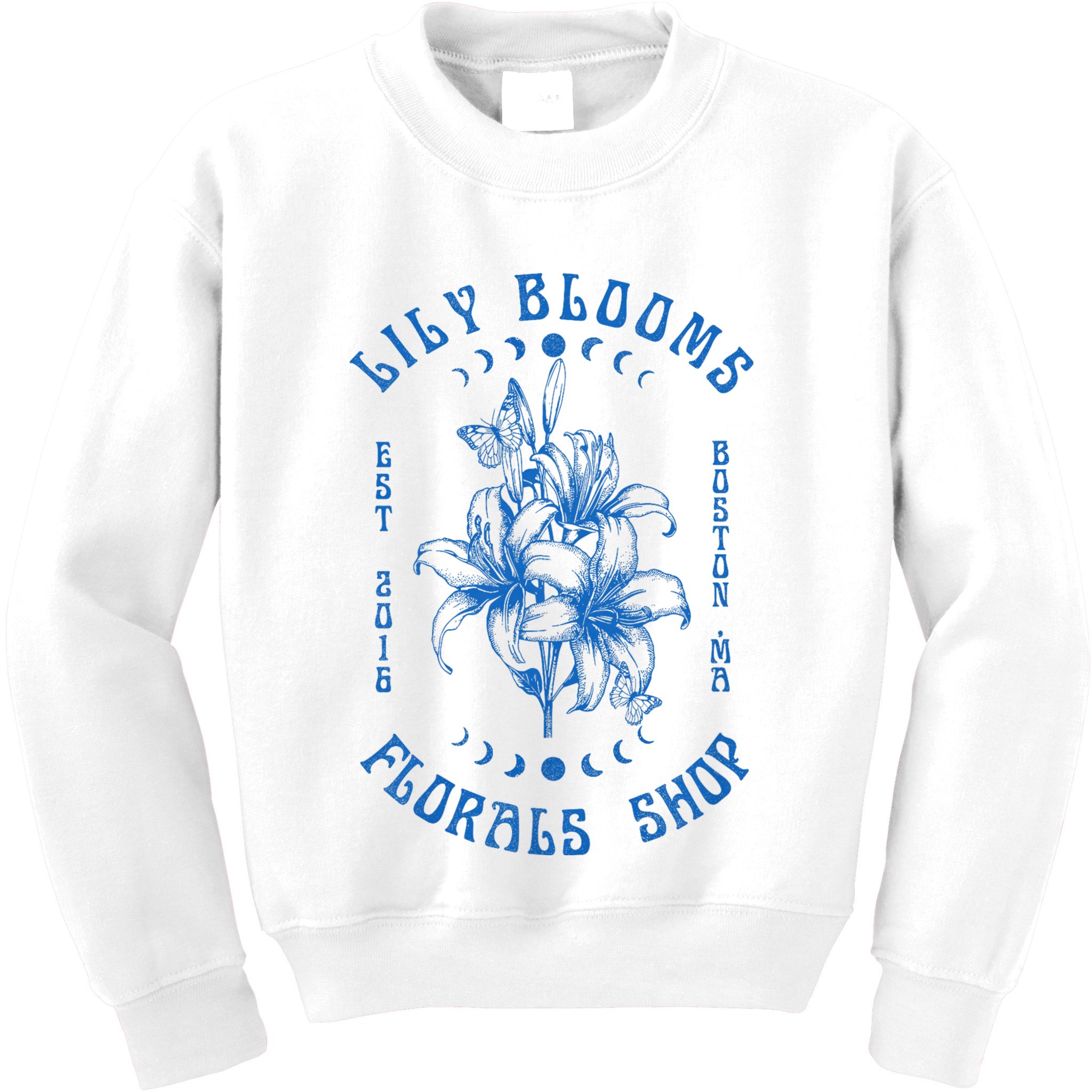 Lily Blooms Floral Shop Lily Flowers Lily Foral Lovers Kids Sweatshirt