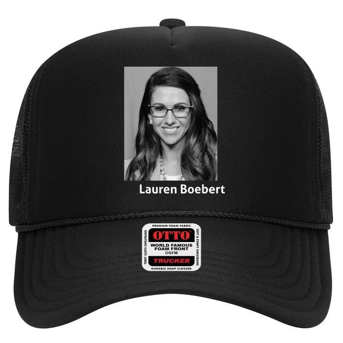 Lauren Boebert For President 2024 High Crown Mesh Back Trucker Hat