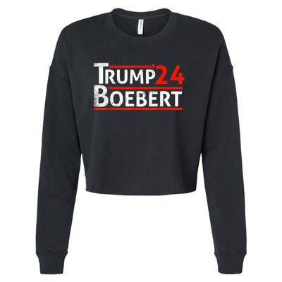 Lauren Boebert For President 2024 Cropped Pullover Crew