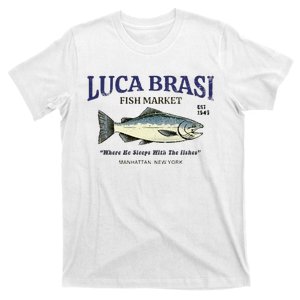 Luca Brasi Fish Market The Godfather Est 1945 Fishing T-Shirt