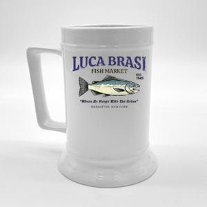 Luca Brasi Fish Market The Godfather Est 1945 Fishing Beer Stein