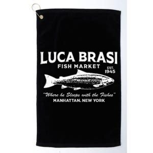 Luca Brasi Fish Market The Godfather Est 1945 Fishing Platinum Collection Golf Towel