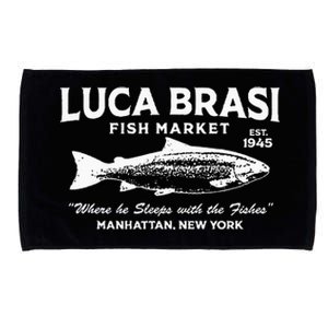 Luca Brasi Fish Market The Godfather Est 1945 Fishing Microfiber Hand Towel