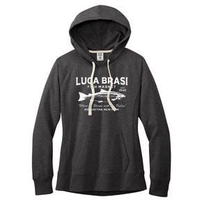 Luca Brasi Fish Market The Godfather Est 1945 Fishing Women's Fleece Hoodie