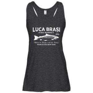 Luca Brasi Fish Market The Godfather Est 1945 Fishing Ladies Essential Flowy Tank