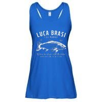 Luca Brasi Fish Market Est 1945 Fishing Ladies Essential Flowy Tank