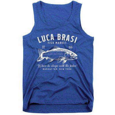 Luca Brasi Fish Market Est 1945 Fishing Tank Top