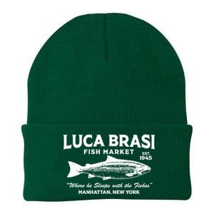 Luca Brasi Fish Market The Godfather Est 1945 Fishing Knit Cap Winter Beanie