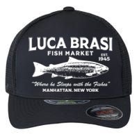 Luca Brasi Fish Market The Godfather Est 1945 Fishing Flexfit Unipanel Trucker Cap