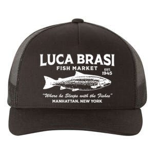 Luca Brasi Fish Market The Godfather Est 1945 Fishing Yupoong Adult 5-Panel Trucker Hat