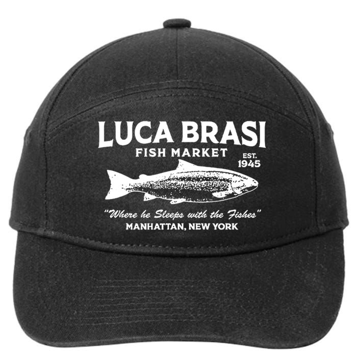 Luca Brasi Fish Market The Godfather Est 1945 Fishing 7-Panel Snapback Hat