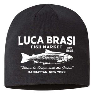 Luca Brasi Fish Market The Godfather Est 1945 Fishing Sustainable Beanie