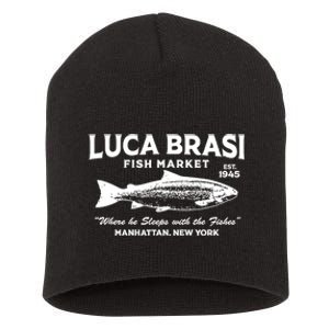 Luca Brasi Fish Market The Godfather Est 1945 Fishing Short Acrylic Beanie