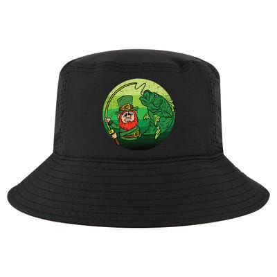 Leprechaun Bass Fishing St Patricks Day Irish Fisher Meaningful Gift Cool Comfort Performance Bucket Hat