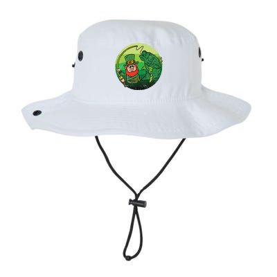 Leprechaun Bass Fishing St Patricks Day Irish Fisher Meaningful Gift Legacy Cool Fit Booney Bucket Hat