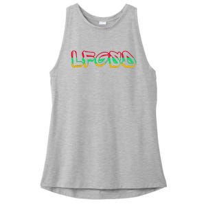 LFGSD Baseball fan San Diego Sports SD Ladies PosiCharge Tri-Blend Wicking Tank