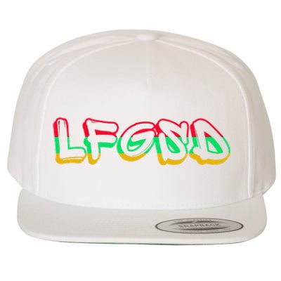 LFGSD Baseball fan San Diego Sports SD Wool Snapback Cap