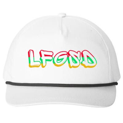 LFGSD Baseball fan San Diego Sports SD Snapback Five-Panel Rope Hat