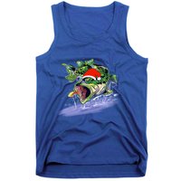 Largemouth Bass Fishing Merry Fishmas Gift Tank Top