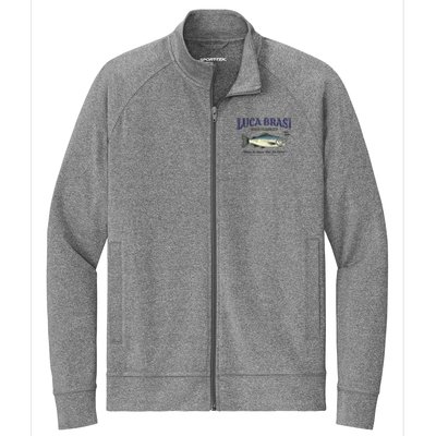 Luca Brasi Fish Market The Godfather Est 1945 Fishing Stretch Full-Zip Cadet Jacket