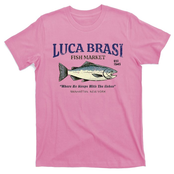 Luca Brasi Fish Market The Godfather Est 1945 Fishing T-Shirt