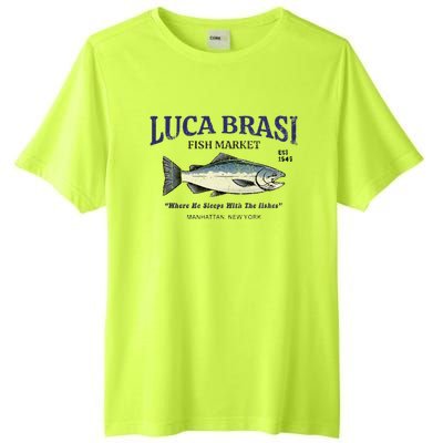 Luca Brasi Fish Market The Godfather Est 1945 Fishing Tall Fusion ChromaSoft Performance T-Shirt