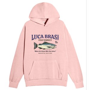 Luca Brasi Fish Market The Godfather Est 1945 Fishing Urban Pullover Hoodie