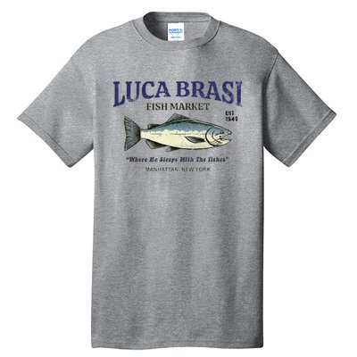 Luca Brasi Fish Market The Godfather Est 1945 Fishing Tall T-Shirt