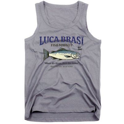 Luca Brasi Fish Market The Godfather Est 1945 Fishing Tank Top