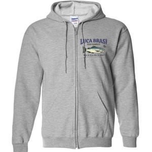 Luca Brasi Fish Market The Godfather Est 1945 Fishing Full Zip Hoodie