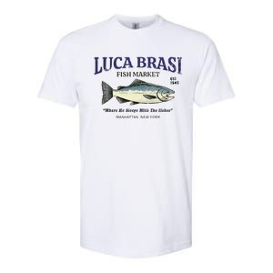 Luca Brasi Fish Market The Godfather Est 1945 Fishing Softstyle CVC T-Shirt