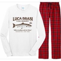 Luca Brasi Fish Market Long Sleeve Pajama Set