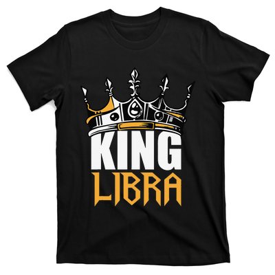 Libra Birthday Gifts King Libra Zodiac T-Shirt