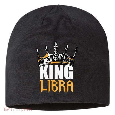 Libra Birthday Gifts King Libra Zodiac Sustainable Beanie