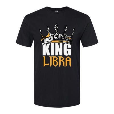 Libra Birthday Gifts King Libra Zodiac Softstyle® CVC T-Shirt