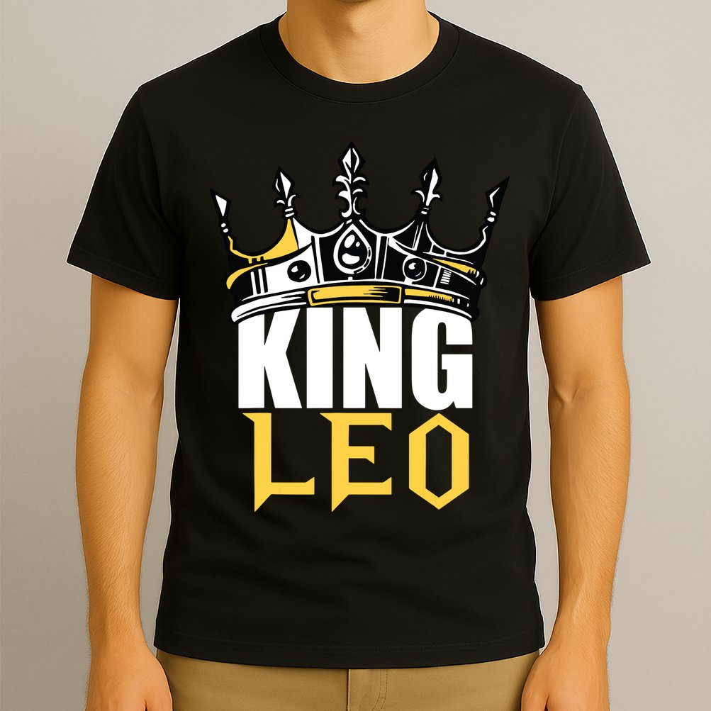 Leo Birthday Gifts King Leo Zodiac T-Shirt