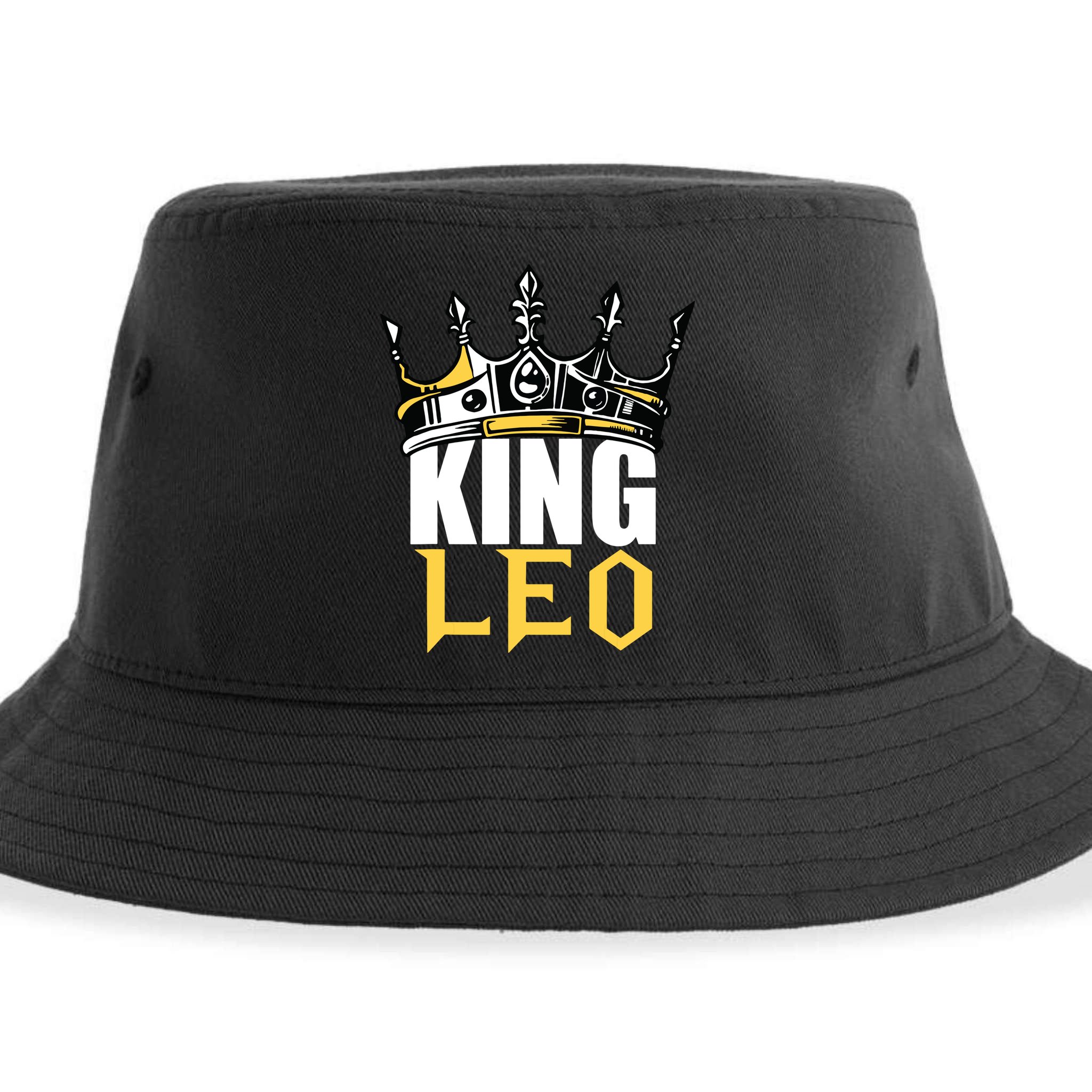 Leo Birthday Gifts King Leo Zodiac Sustainable Bucket Hat
