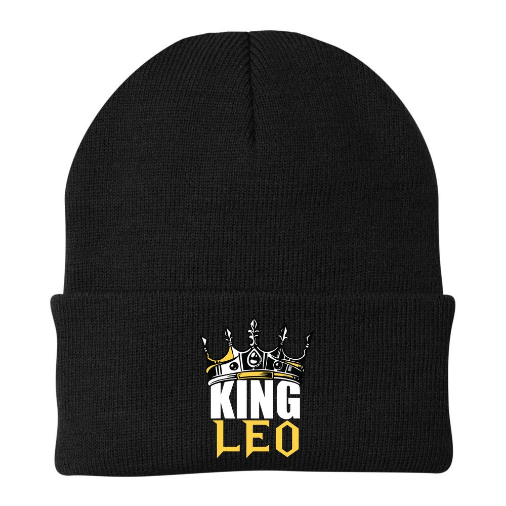 Leo Birthday Gifts King Leo Zodiac Beanie