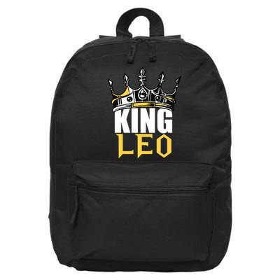 Leo Birthday Gifts King Leo Zodiac 16 in Basic Backpack