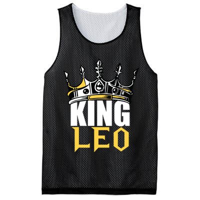 Leo Birthday Gifts King Leo Zodiac Mesh Reversible Basketball Jersey Tank
