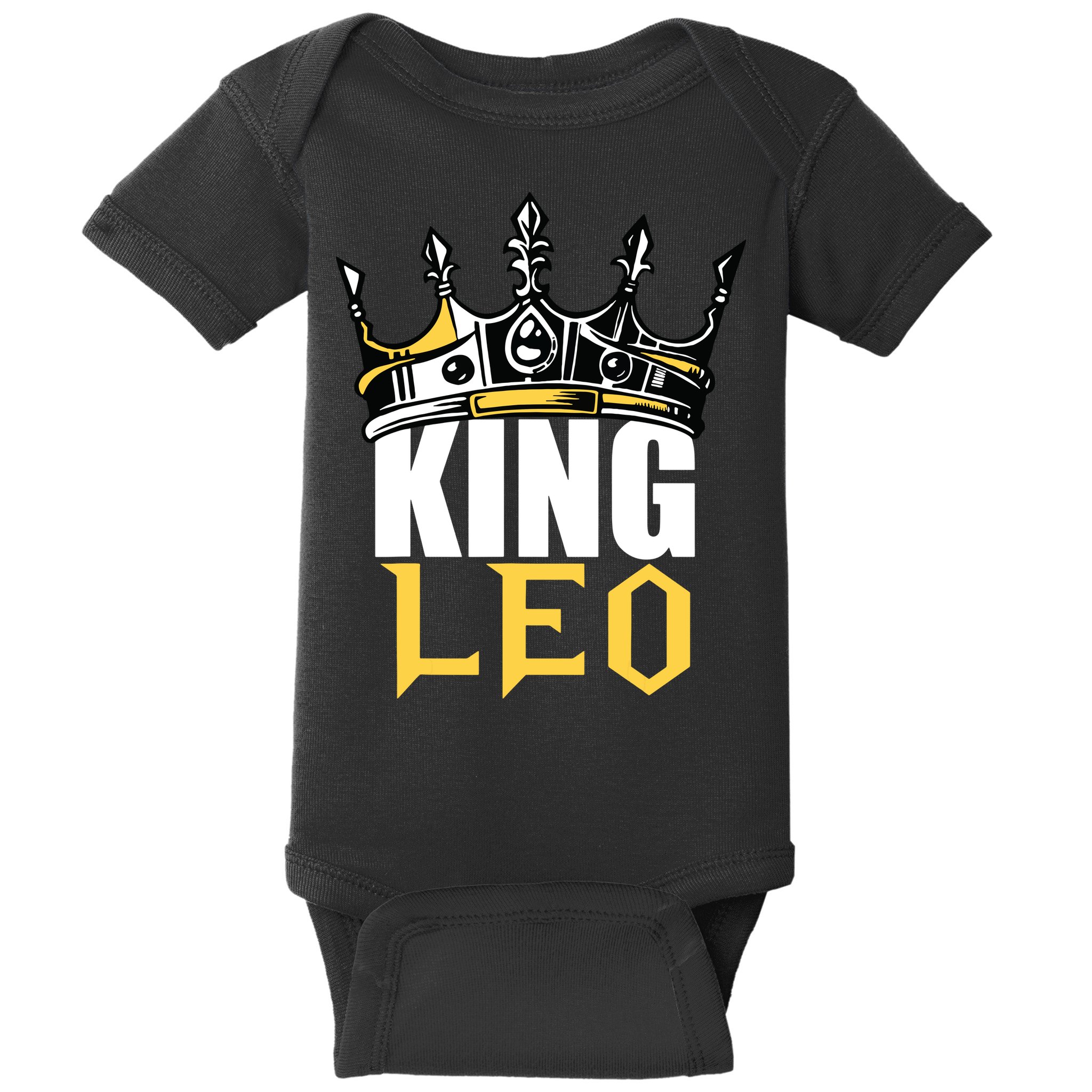 Leo Birthday Gifts King Leo Zodiac Baby Bodysuit