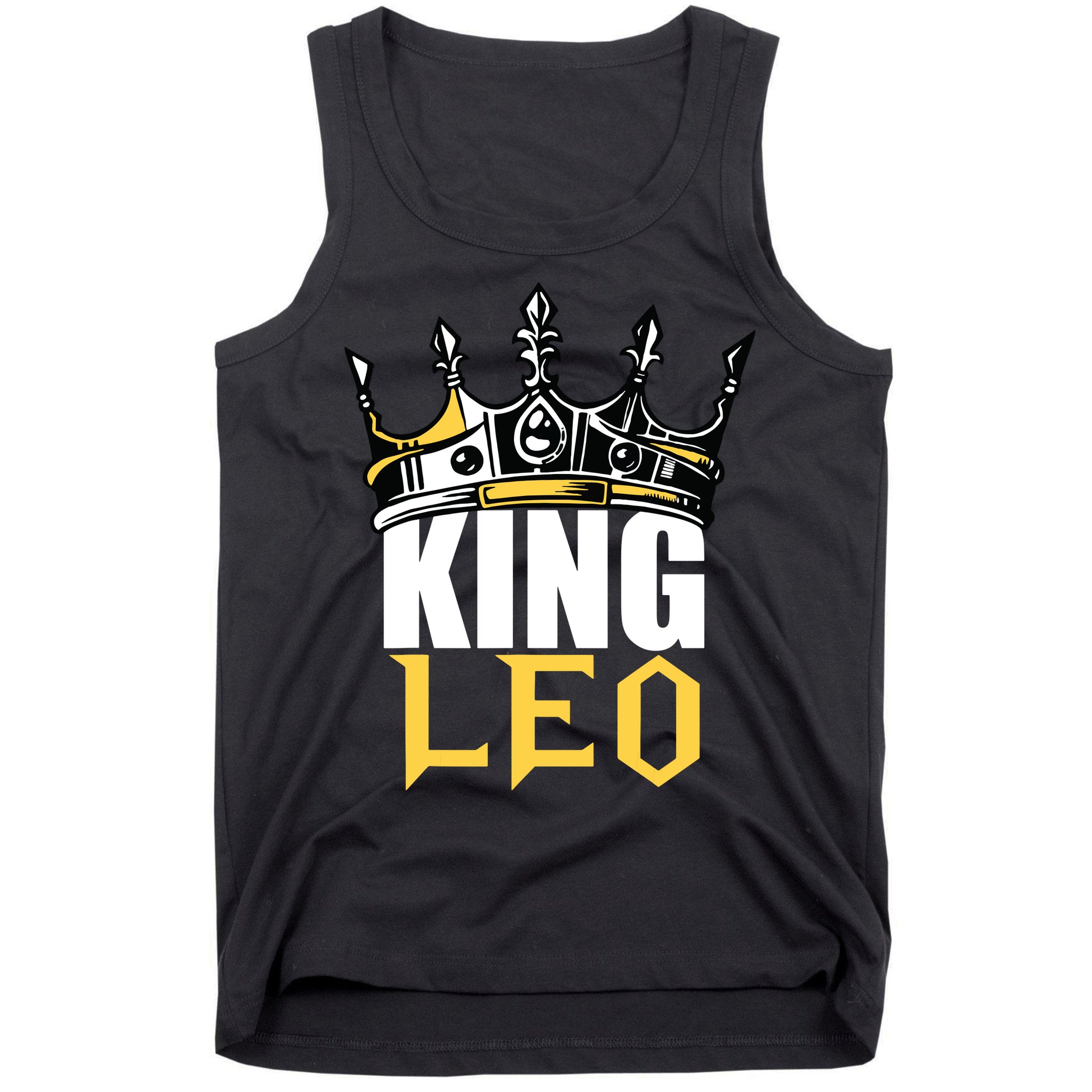 Leo Birthday Gifts King Leo Zodiac Tank Top