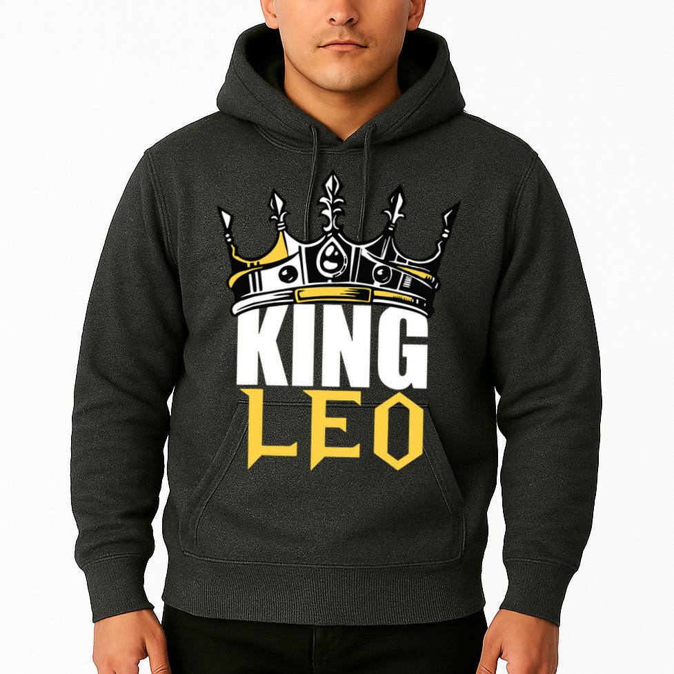 Leo Birthday Gifts King Leo Zodiac Hoodie
