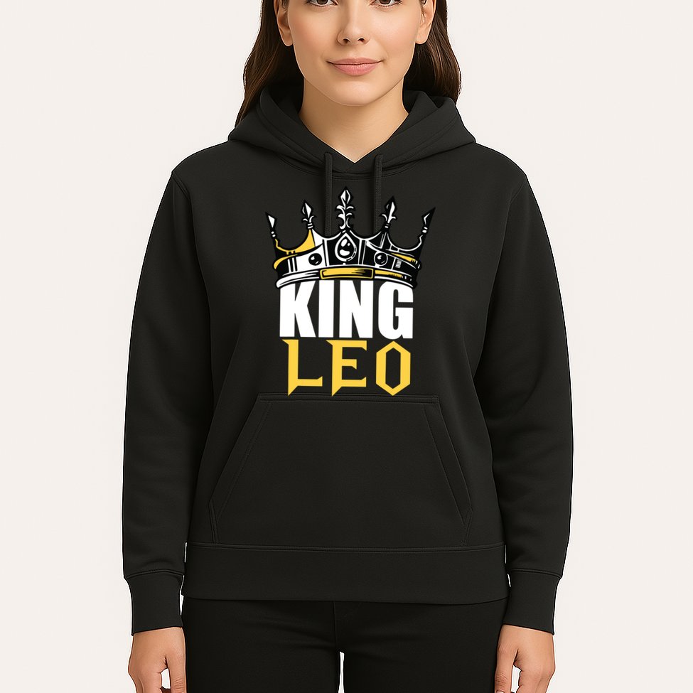 Leo Birthday Gifts King Leo Zodiac Hoodie