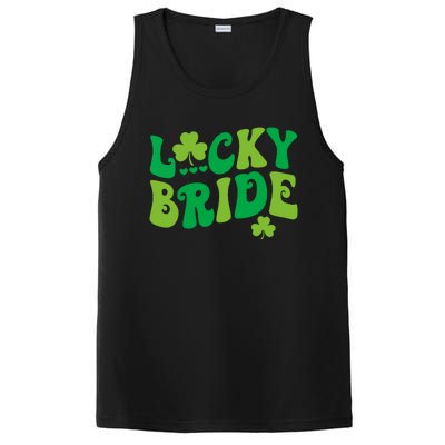 Lucky Bride Groom Couples Matching Wedding St Patricks Day PosiCharge Competitor Tank