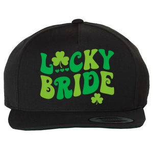 Lucky Bride Groom Couples Matching Wedding St Patricks Day Wool Snapback Cap