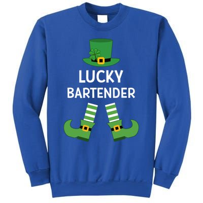 Lucky Bartender Gift Leprechaun Shamrock Hat St Patricks Day Great Gift Sweatshirt